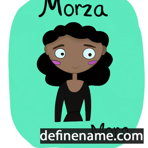 cartoon of the name Morena