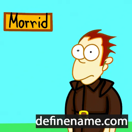 Morfydd cartoon