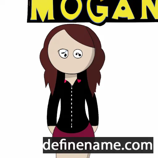 Morganna cartoon