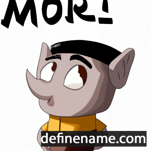 Morî cartoon