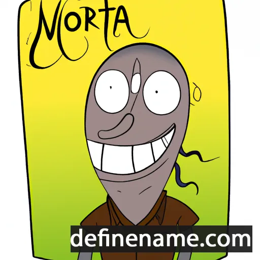 cartoon of the name Morta