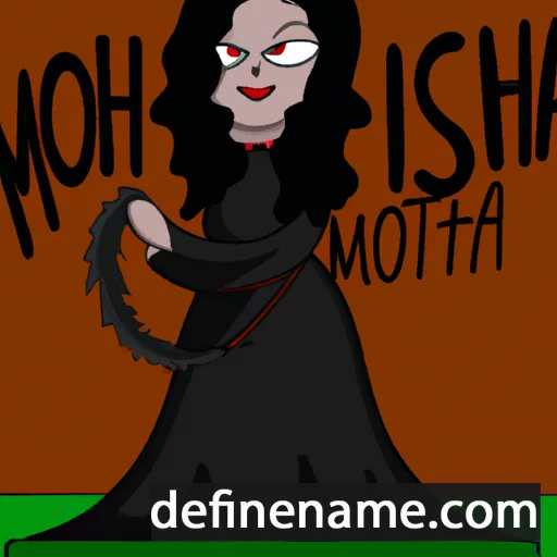 Mortisha cartoon