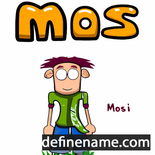 cartoon of the name Mosi