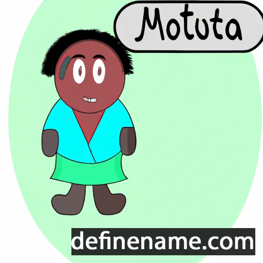 Moturuona cartoon