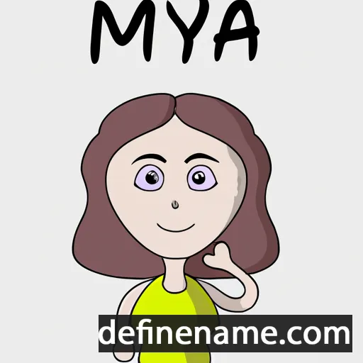 Mrya cartoon