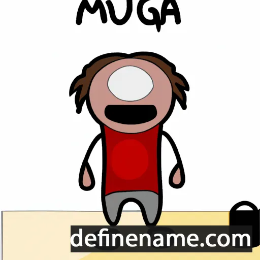 cartoon of the name Muga