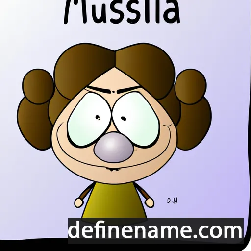 Mulissa cartoon