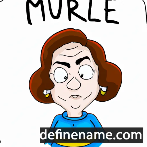 cartoon of the name Muriel