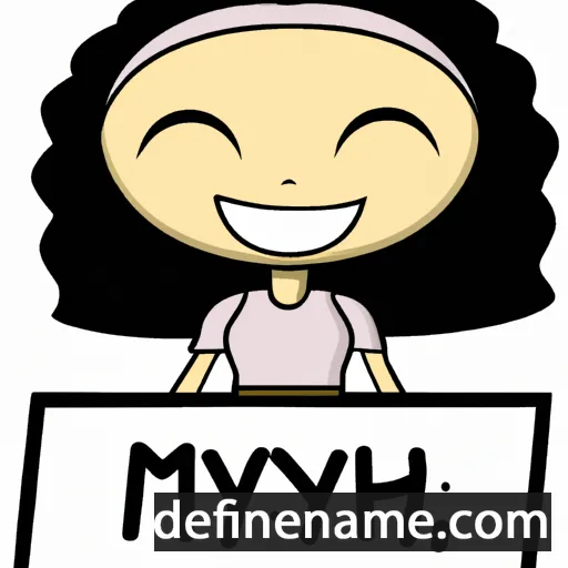 Myah cartoon