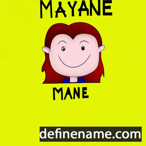 Myanne cartoon