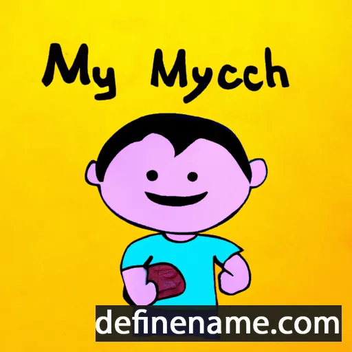 Mychau cartoon