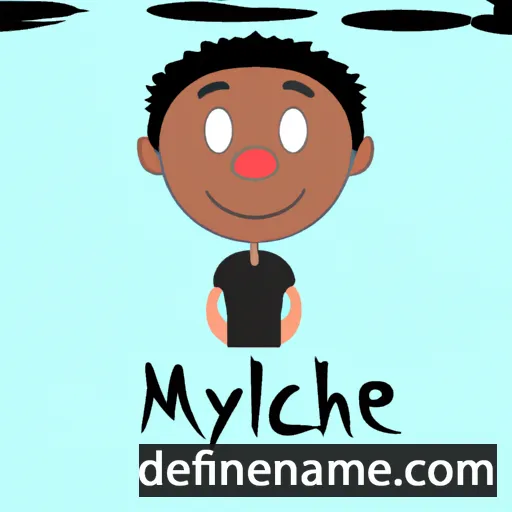 Mycheal cartoon