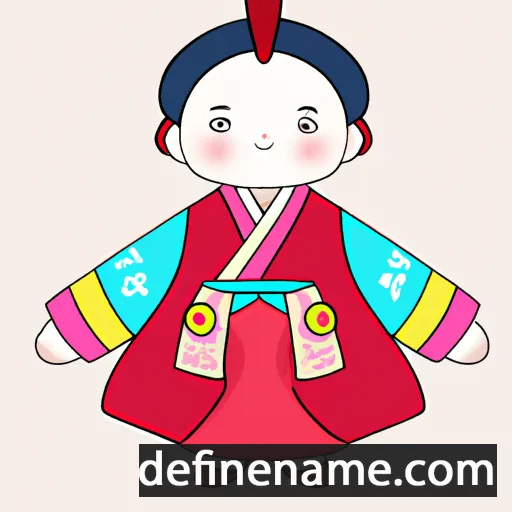 Myeong-wol cartoon