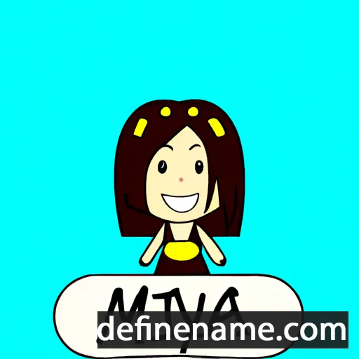 Myia cartoon