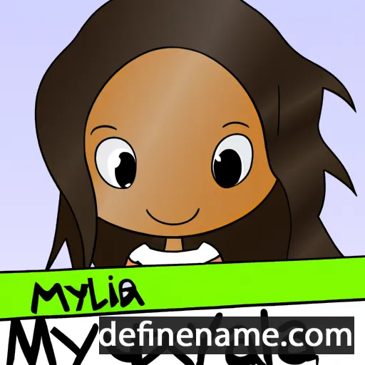 Mykayla cartoon