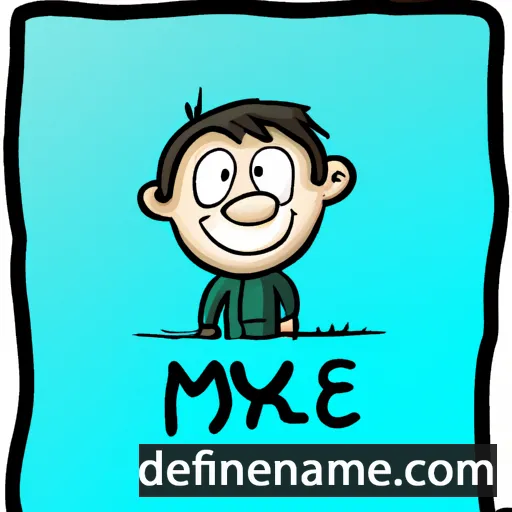 Myke cartoon