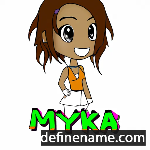 Mykia cartoon