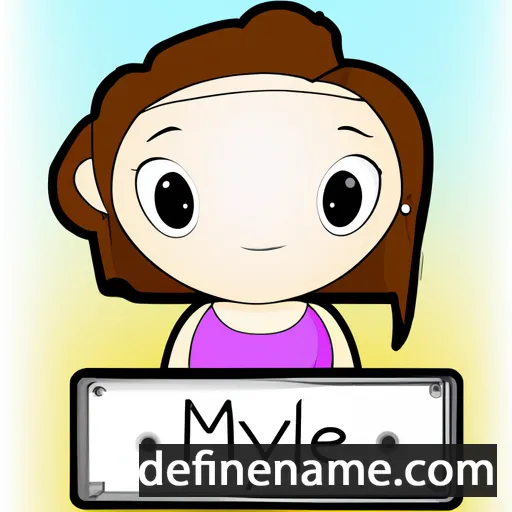 Mylie cartoon