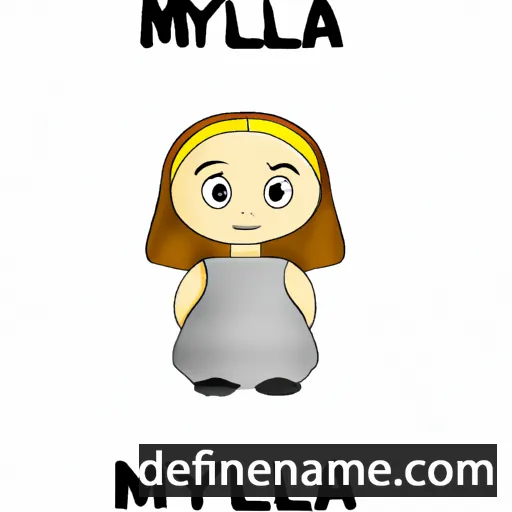 Myllena cartoon