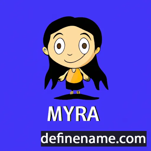 Myna cartoon