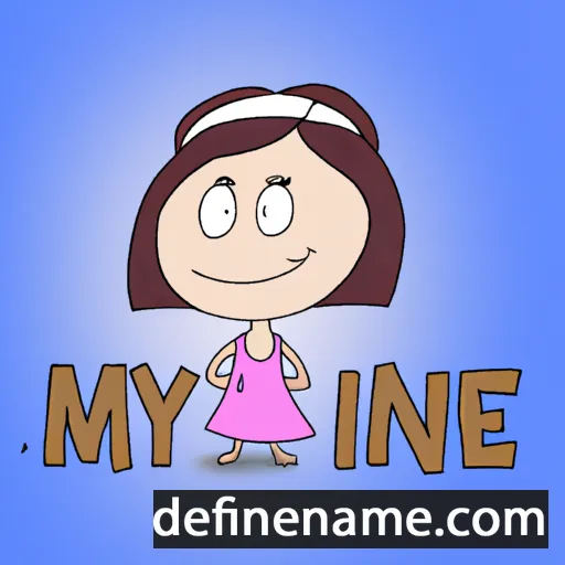 Mynie cartoon