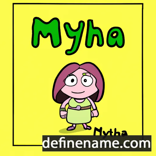 Mynta cartoon