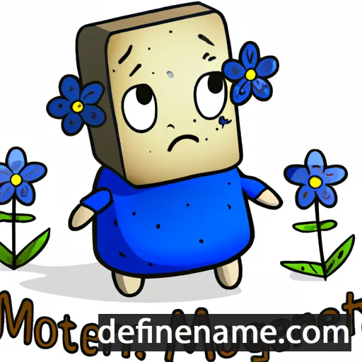 Myosotis cartoon