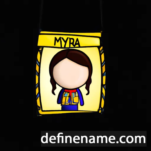 Myrah cartoon