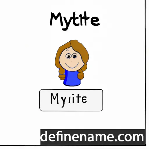 Myrte cartoon