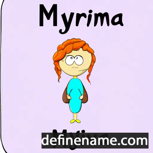 Myrvinia cartoon