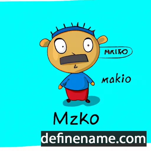 Mziako cartoon