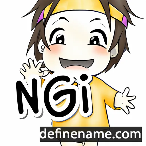 cartoon of the name Nagi