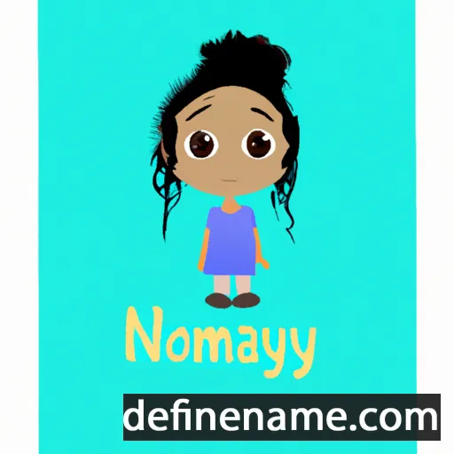 Nahomy cartoon