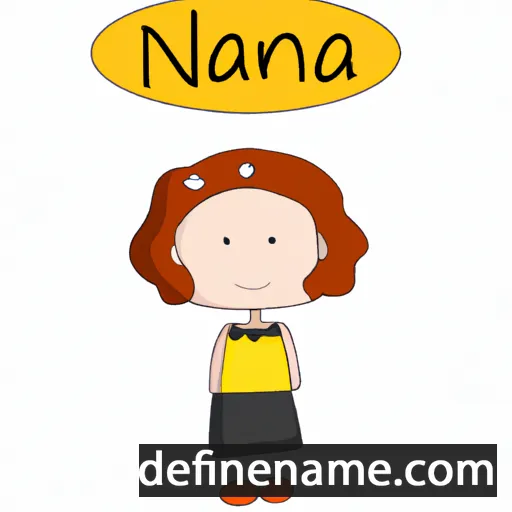 cartoon of the name Nana