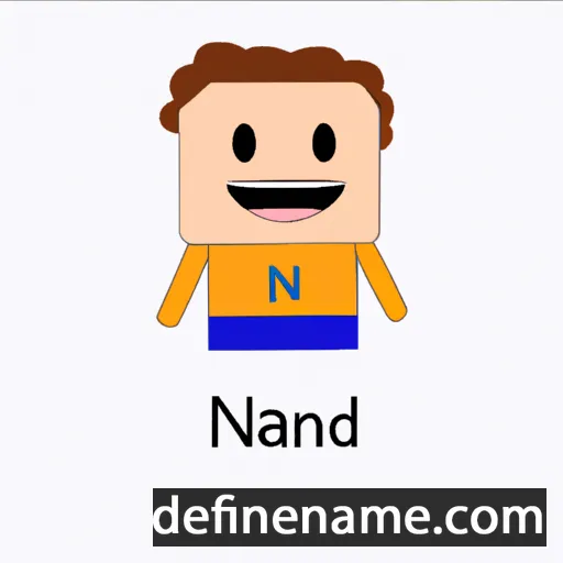 cartoon of the name Nand