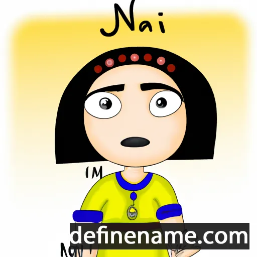 cartoon of the name Nani