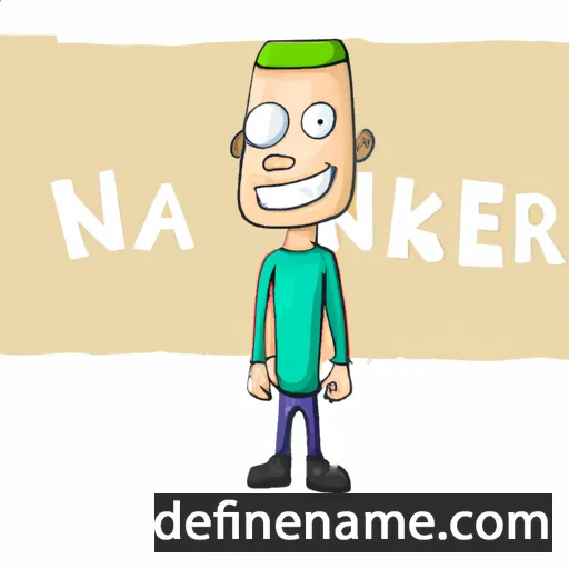 cartoon of the name Nanker