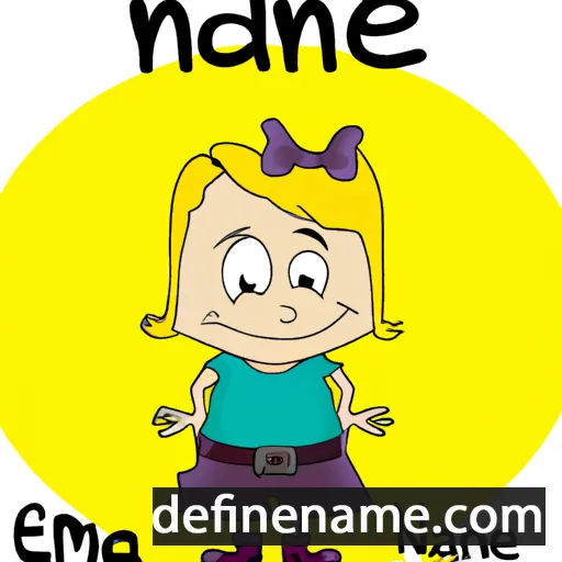 cartoon of the name Nanne