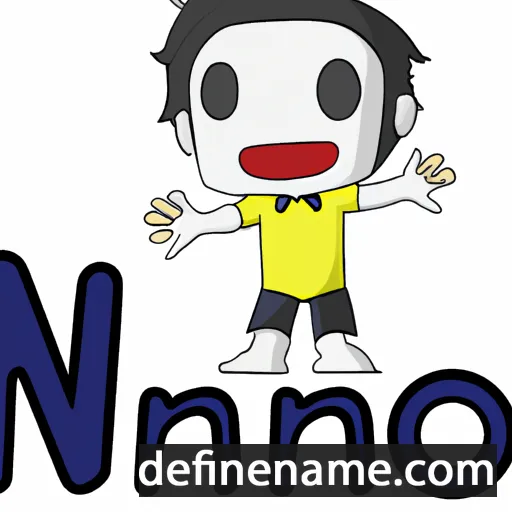 cartoon of the name Nano