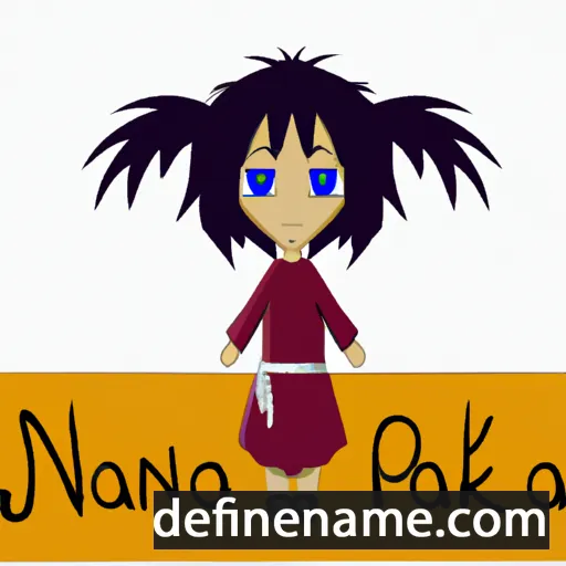 Nanoka cartoon