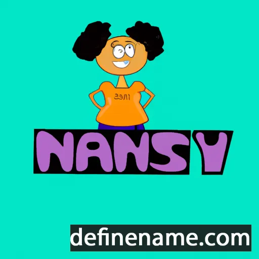 cartoon of the name Nansy