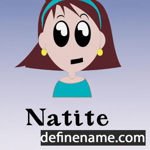 cartoon of the name Nantie