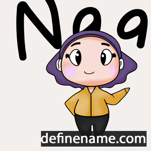 cartoon of the name Nara