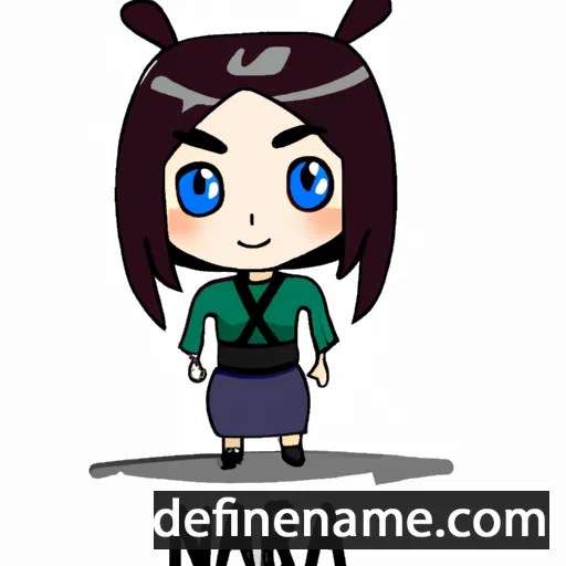 cartoon of the name Nara