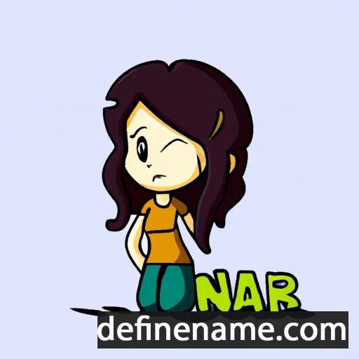 cartoon of the name Nari