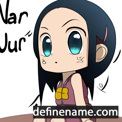 cartoon of the name Naru