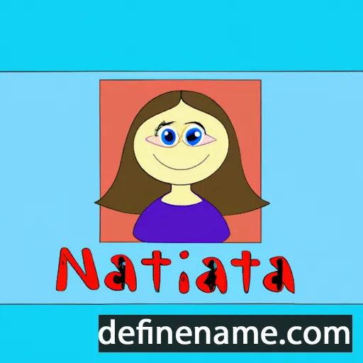 cartoon of the name Natali