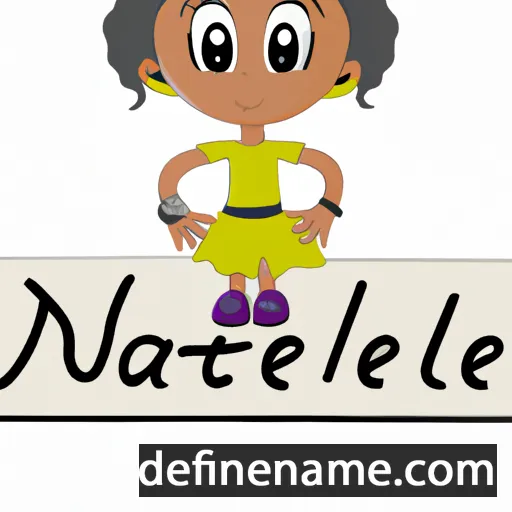 cartoon of the name Nataniele