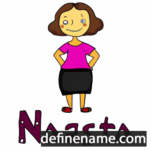 cartoon of the name Natasa