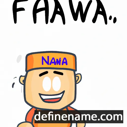 Nawfa cartoon